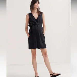 🖤 HATCH The‎ Elliot Romper Black XS (Maternity) NWOT 🖤